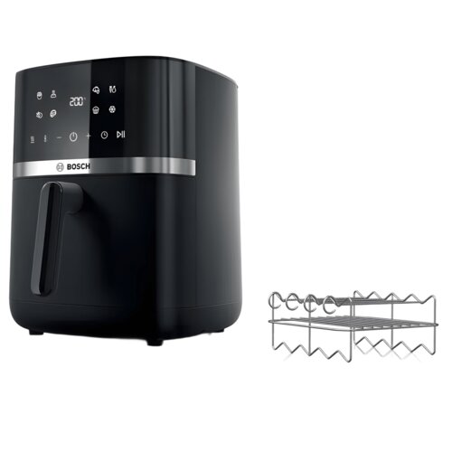 Air Fryer Frytkownica beztłuszczowa BOSCH Serie 4 MAF462B1 z dwoma grzałkami 7 automatycznymi programami