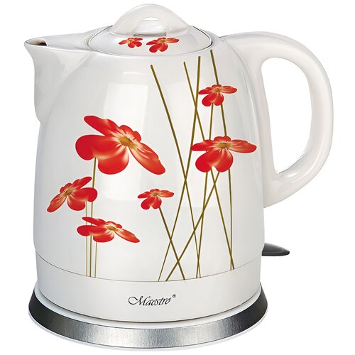 Czajnik MAESTRO MR-066-RED Flowers Vintage