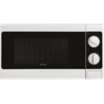 Kuchenka mikrofalowa AMICA AMG17M70V 700W średnica 24.5 cm pojemność 17L MultiWave System Biało-czarny