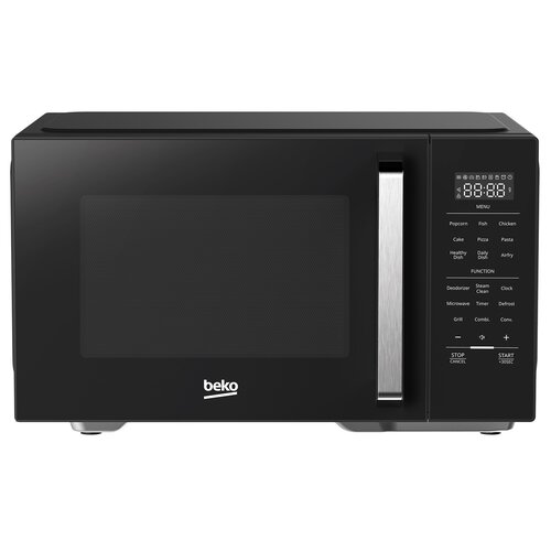 Kuchenka mikrofalowa z Airfry BEKO MCF26310BAF czyszczenie parowe 900W średnica 28.8 cm pojemność 27L Grill Czarny