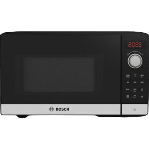 Kuchenka mikrofalowa BOSCH FEL023MS2 Serie 2 800W średnica 27 cm pojemność 20L Grill Hydroliza QuickStart Czarno-srebrny
