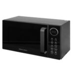 Kuchenka mikrofalowa GÖTZE & JENSEN MO801K 900W średnica 28.6 cm pojemność 23L QuickStart System Opti-Wave Czarny