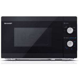 Kuchenka mikrofalowa SHARP YC-MS01E-B 800W średnica 25.5 cm pojemność 20L Czarny