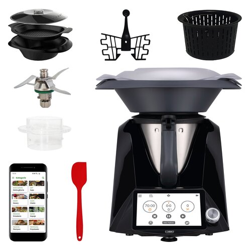 Robot wielofunkcyjny COBBO 7 (WiFi) 1500W z wagą i funkcją gotowania
